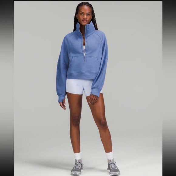 NEW Lululemon Scuba Oversized Funnel Neck Half-Zip in Water Drop - Picture 2 of 6